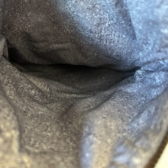 Sasha & Sofi Tan Crossbody Purse Adjustable Strap Weaved Foldover Flap - Picture 6 of 8